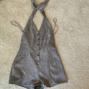 Blu Spero brown suede jumper (brand: she and sky)